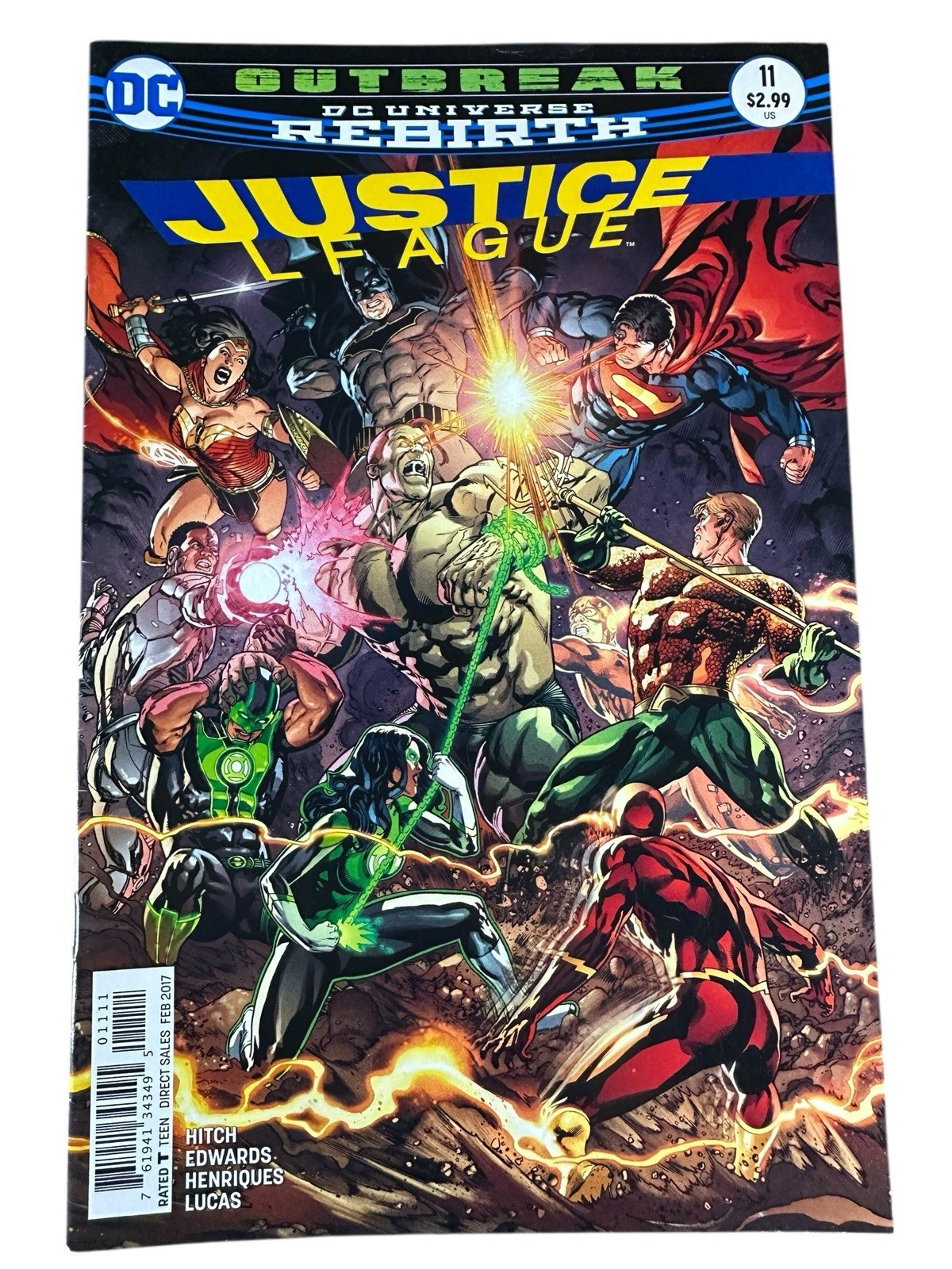 Justice League #11 DC Universe Comics conclusione epidemia rinascita (2017) ottime condizioni+.
