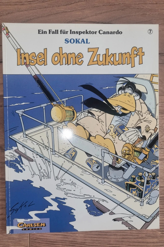 Inspector Canardo Sokal Insel ohne Zukunft Zustand Gut. Bj 1992. Nr.7