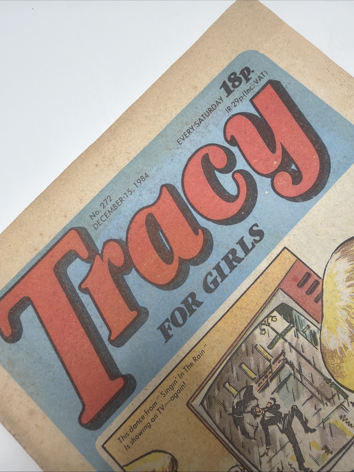 VINTAGE TRACY COMIC - No 272 December 15th 1984 -  Vintage 80s Comic Nostalgia