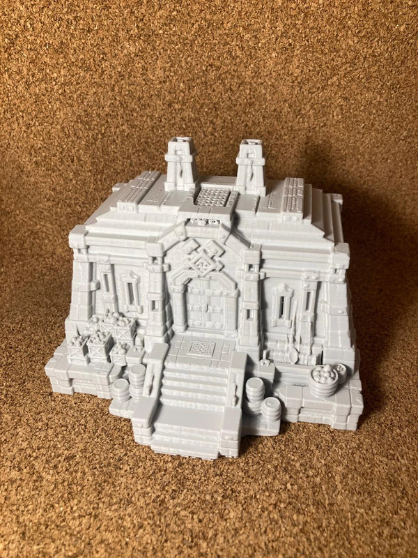 Stone house Terrain Wargames Warhammer DND Dwarf