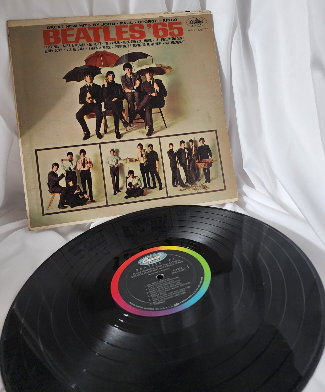 The Beatles - Beatles '65 Capitol Records ST 2228 Stereo 12"  Vinyl LP