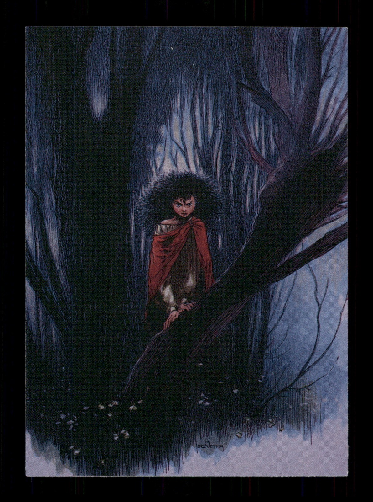 Snow Glass Apples 81 Charles Vess 1995 FPG Fantasy Art Trading Card TCG CCG