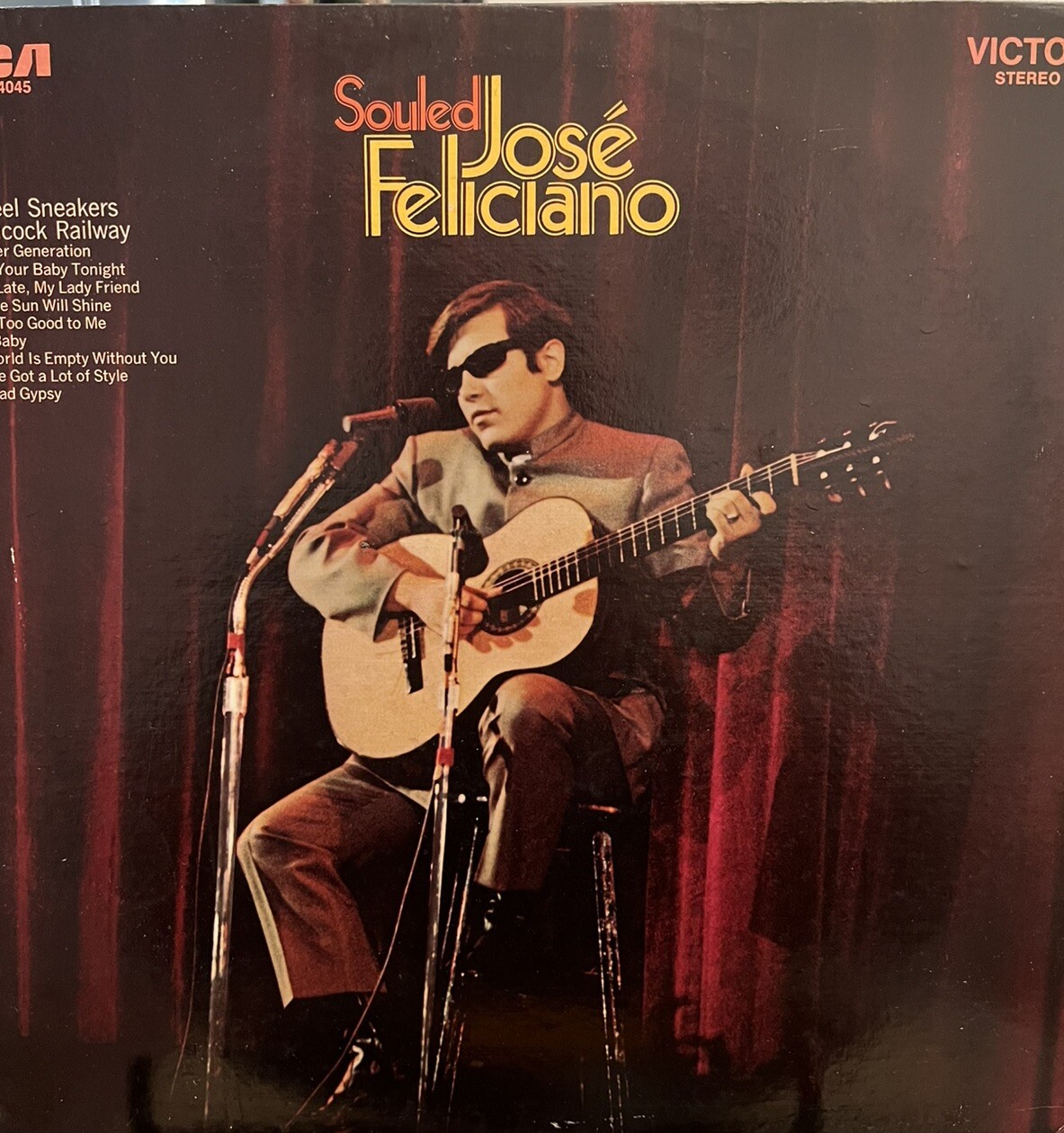 Jose Feliciano Souled LP 1968 RCA LSP-4045 VG+ Latin Soul Folk Rock Vinyl