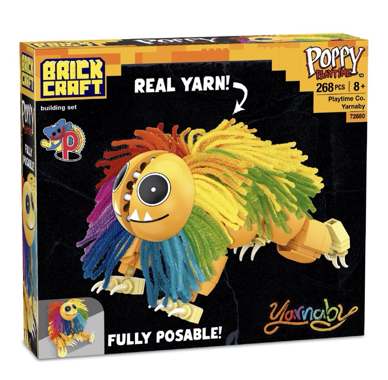 Brickcraft Poppy Playtime Chapter 4 Yarnaby Building Set with Real Yarn, 268