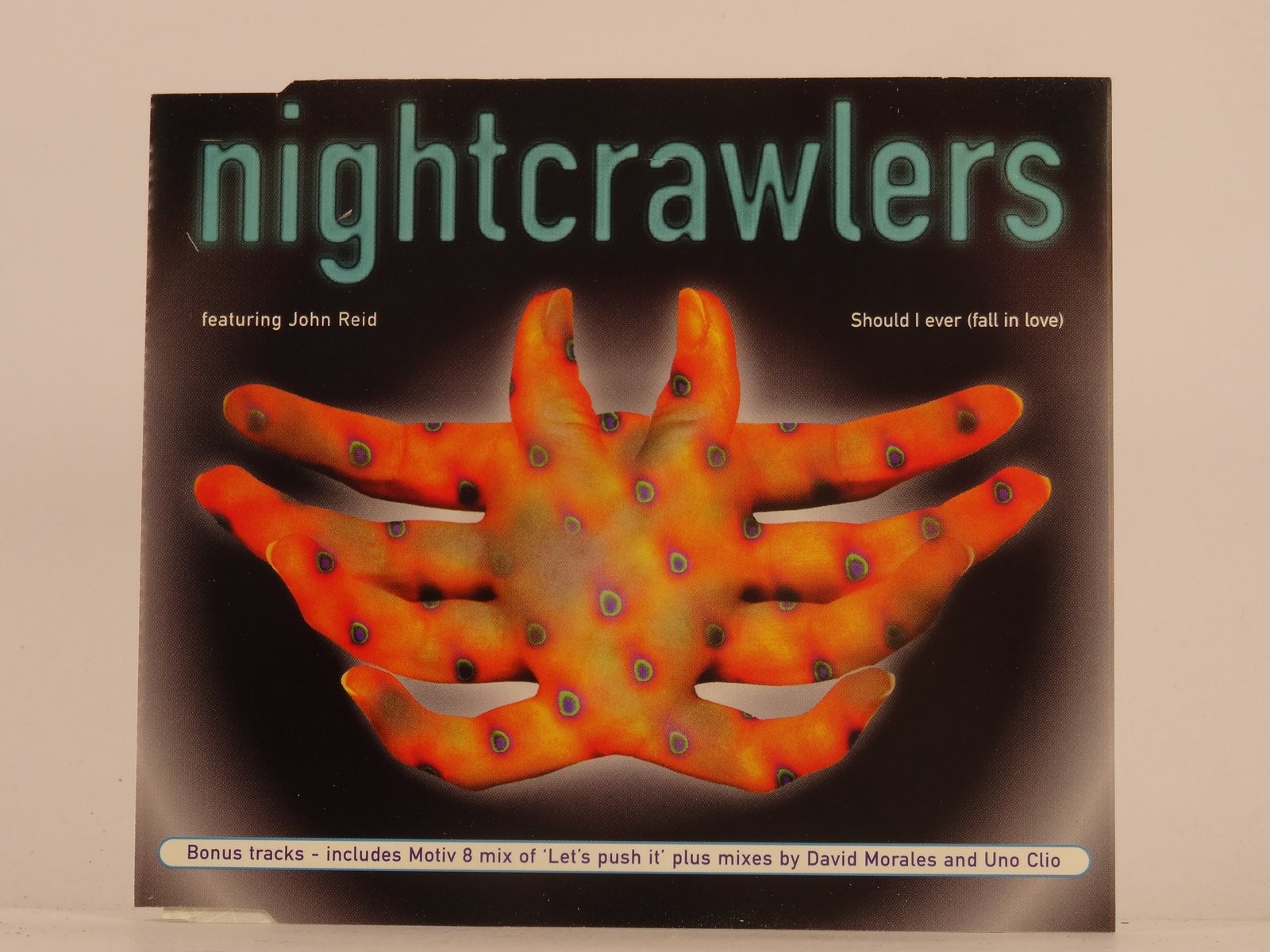 NIGHT CRAWLERS FT JOHN REID SHOULD I EVER (FALL IN LOVE) (G97) 4 Track CD Single