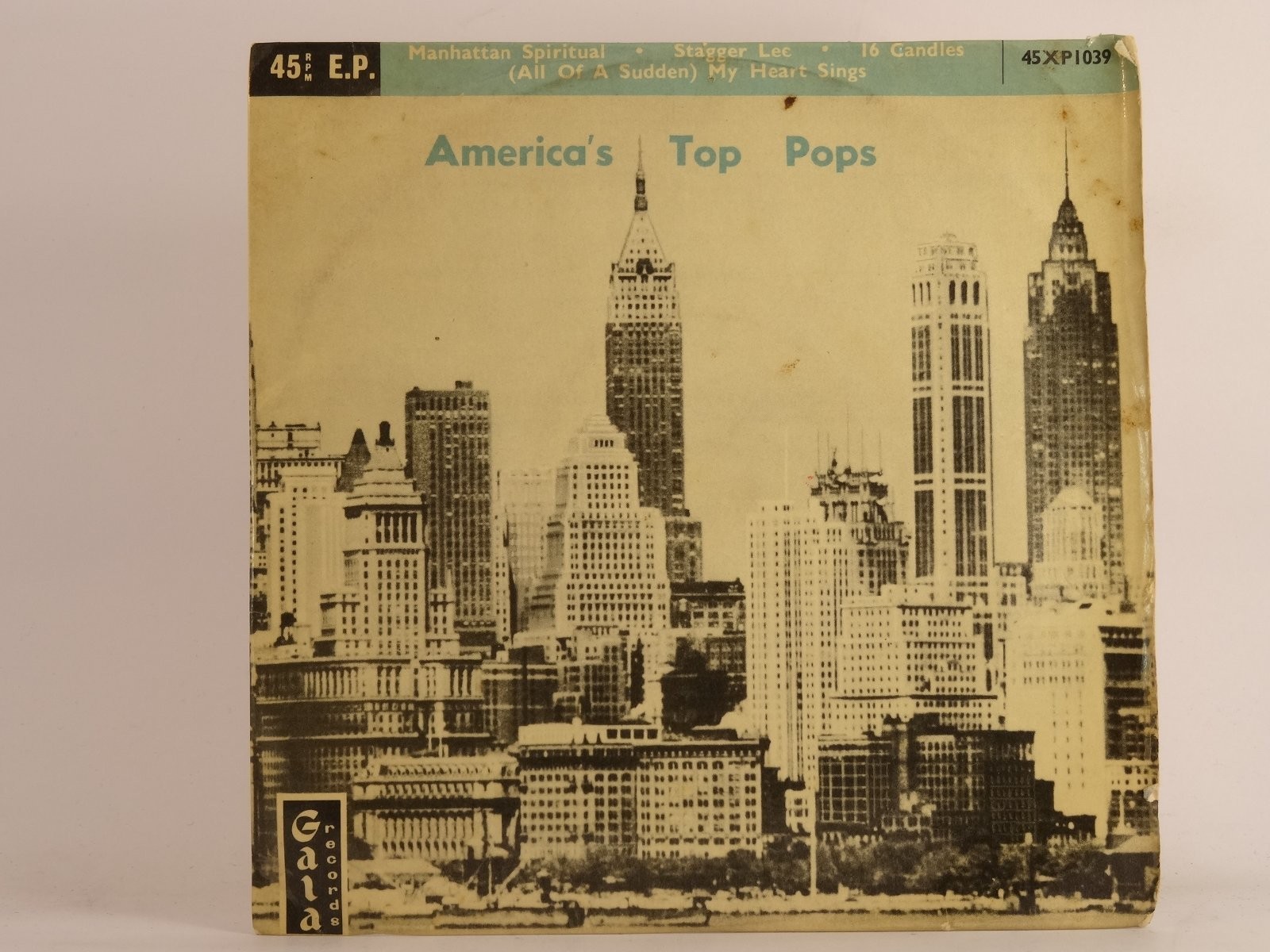 AMERICA'S TOP POPS MANHATTEN SPIRITUAL/16 CANDLES (93) 4 Track 7" Single includi