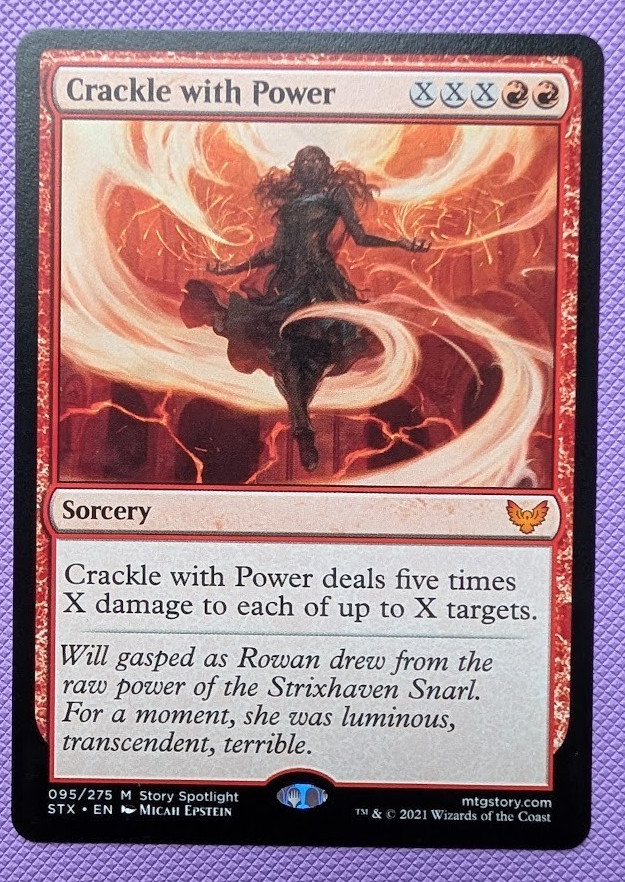 Crackle with Power - 095 - STX - Magic the Gathering