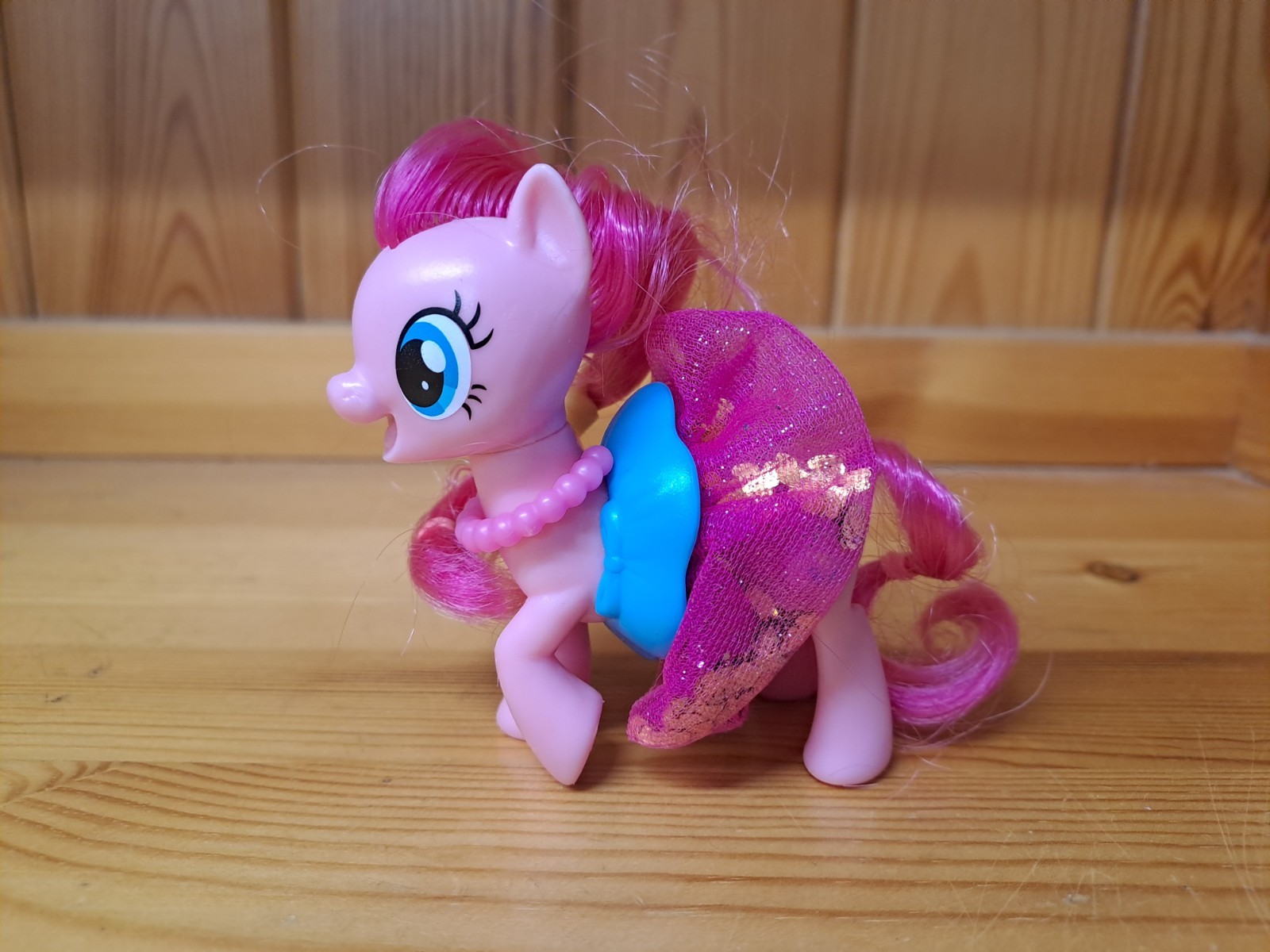 Gonna My Little Pony The Movie G4 scintillante e spinning Pinkie Pie spazzolabile in ottime condizioni