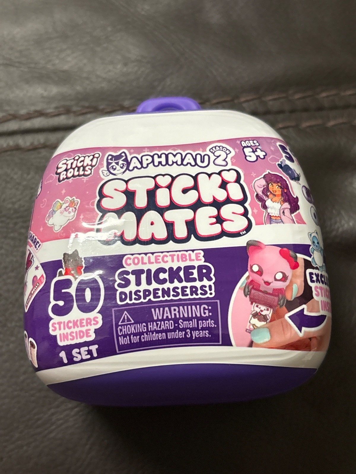 Sticki Rolls Sticki Mates Adesivo Mini Personaggio da Collezione