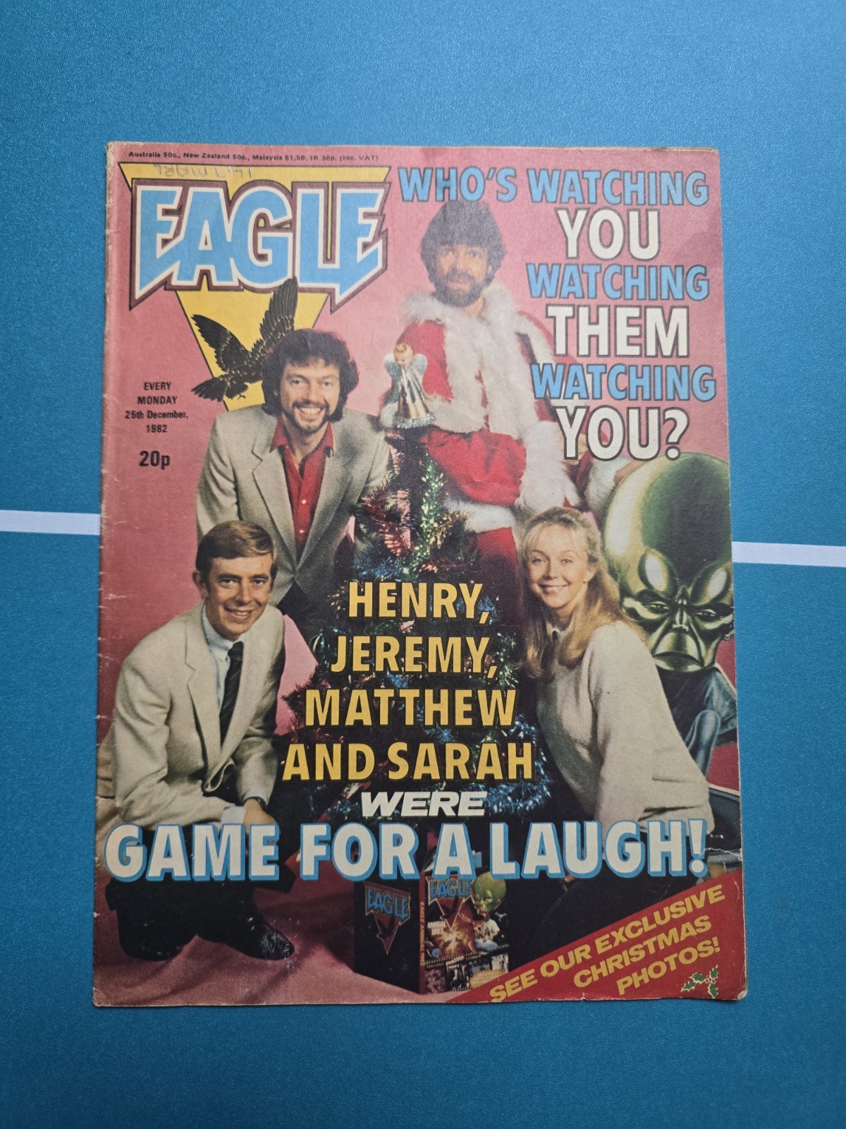 EAGLE 25TH DECEMBER 1982 BRITISH WEEKLY COMIC 