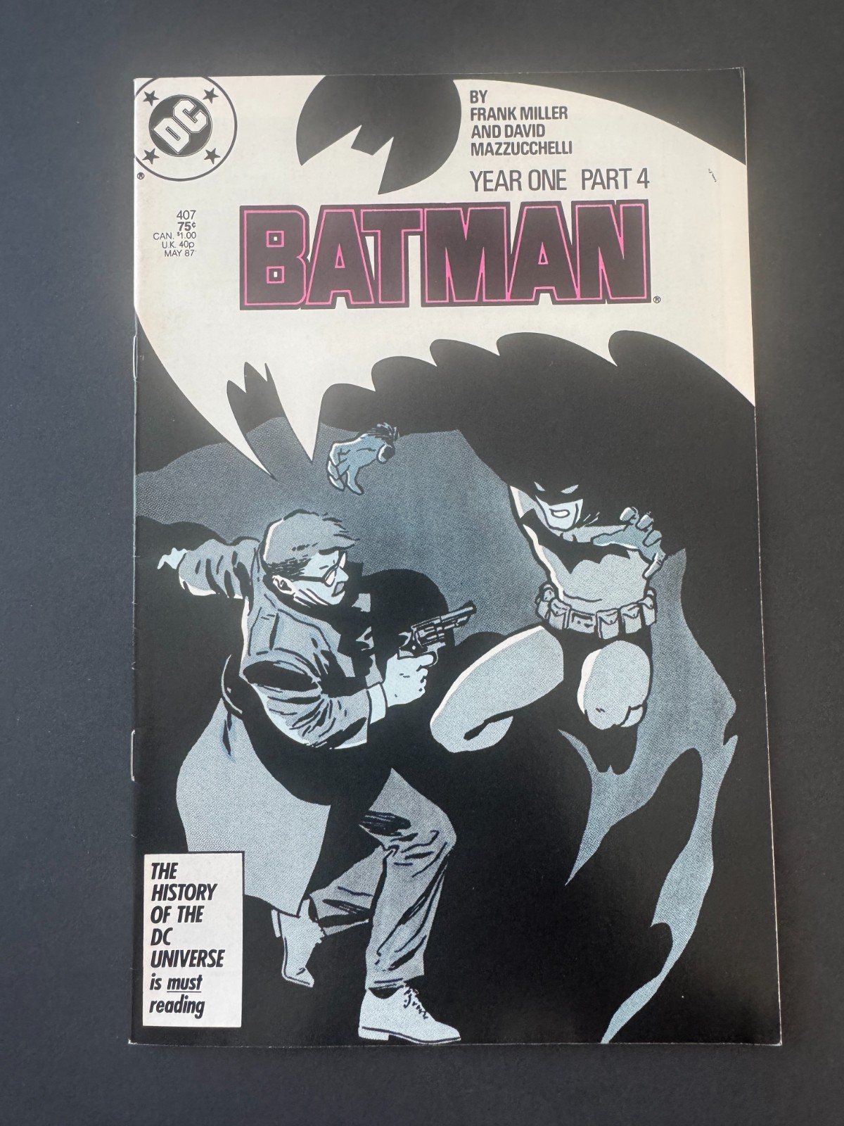Batman #407 - Batman Year 1 - Part 4 (DC, 1987) VF/VF+