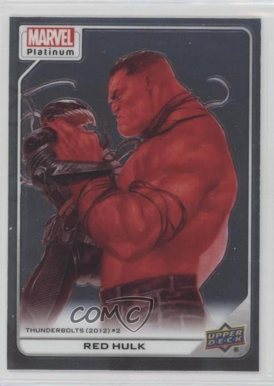 2023 Upper Deck Marvel Platinum High Series Red Hulk #190 16zb
