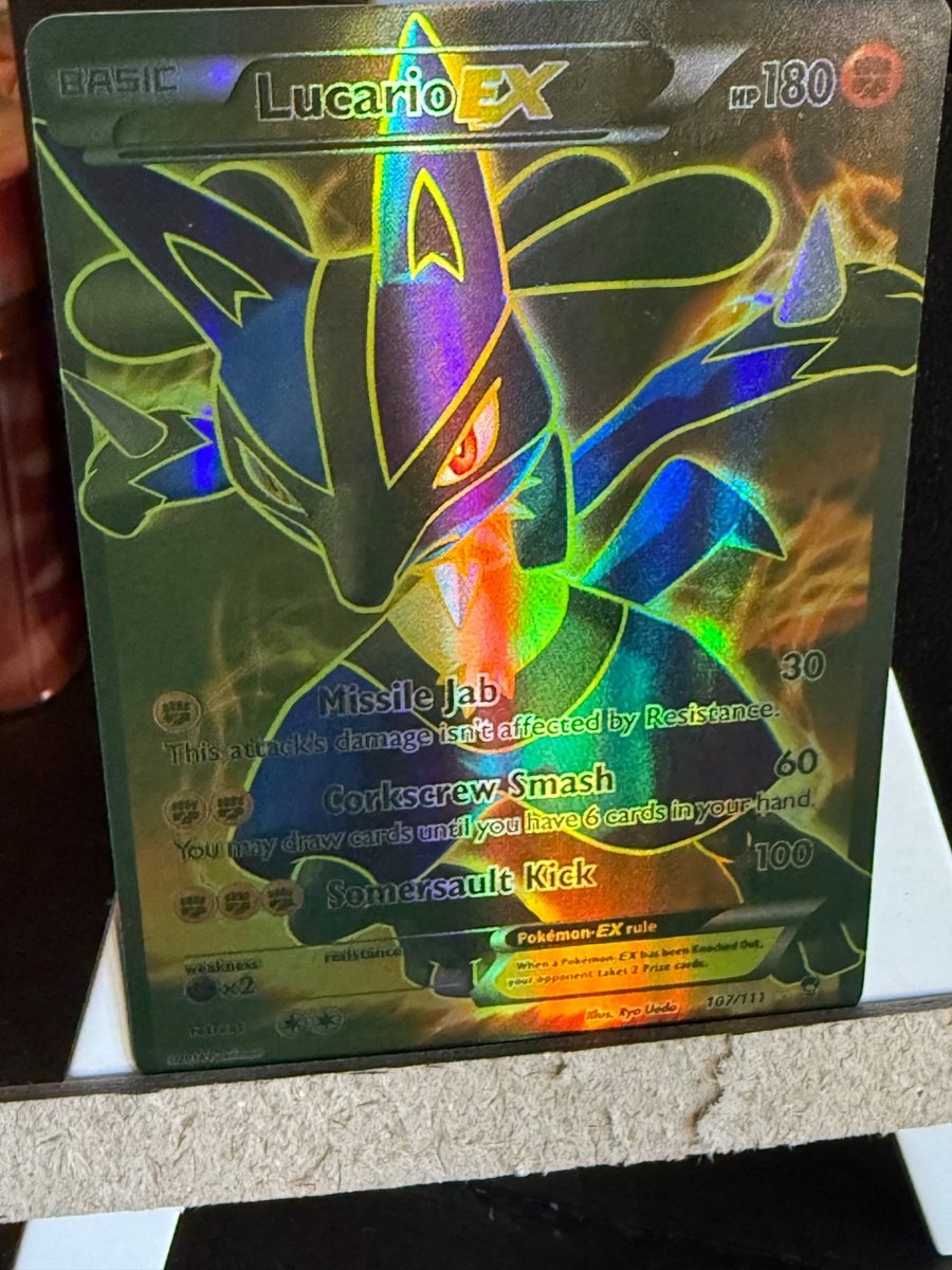 Lucario EX (107 Full Art) 107/111 XY - Pugni Furiosi Holo