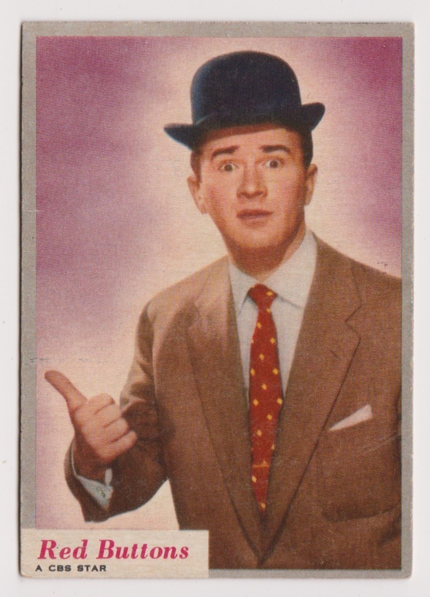 Red Buttons 1953 Topps Who-Z-At Star Trading Card #65 - Film Star