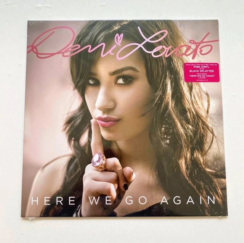 Demi Lovato / Pink Vinyl With Black Splatter / Here We Go Again / Limited Edition