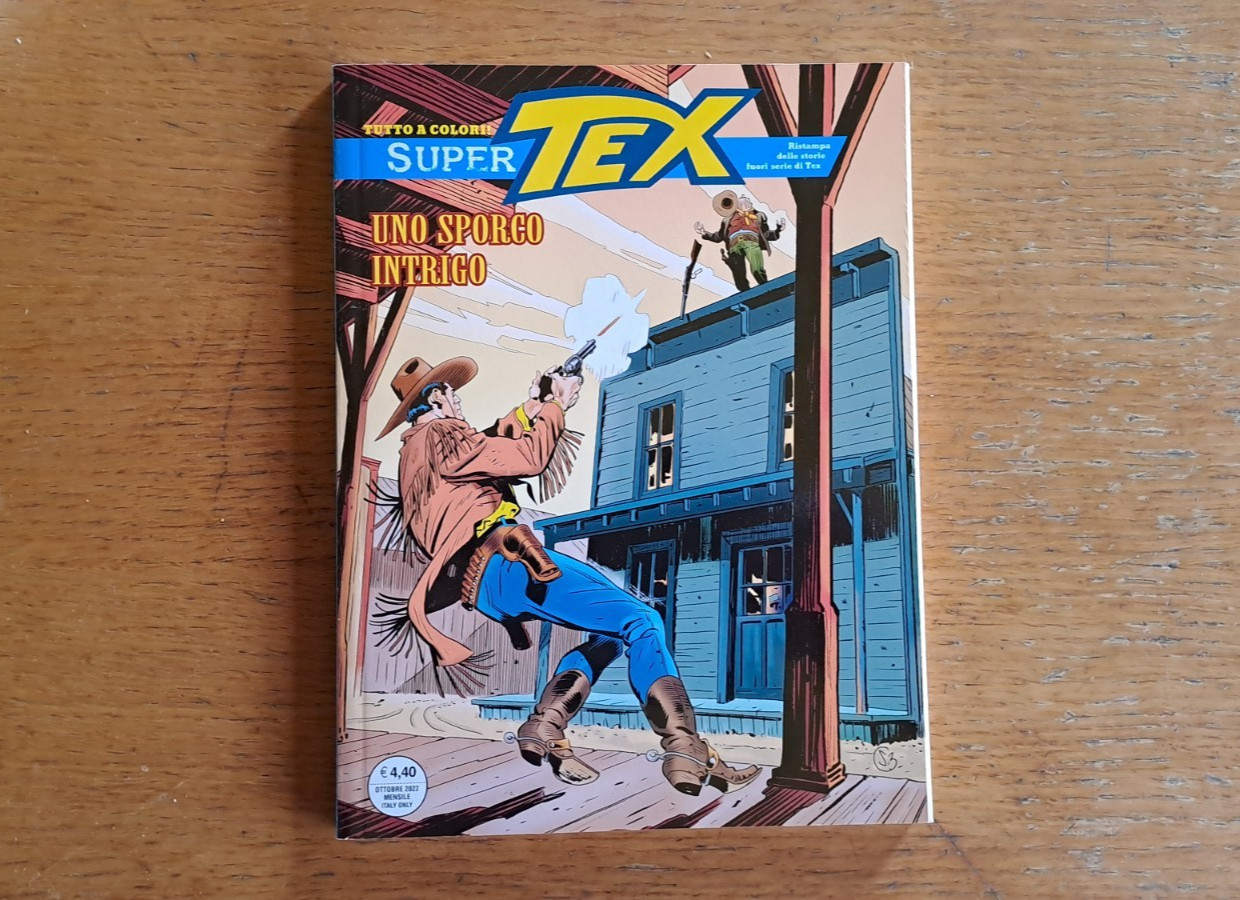 Super Tex n.12: "Uno sporco intrigo", Bonelli Editore, ottobre 2022, a colori