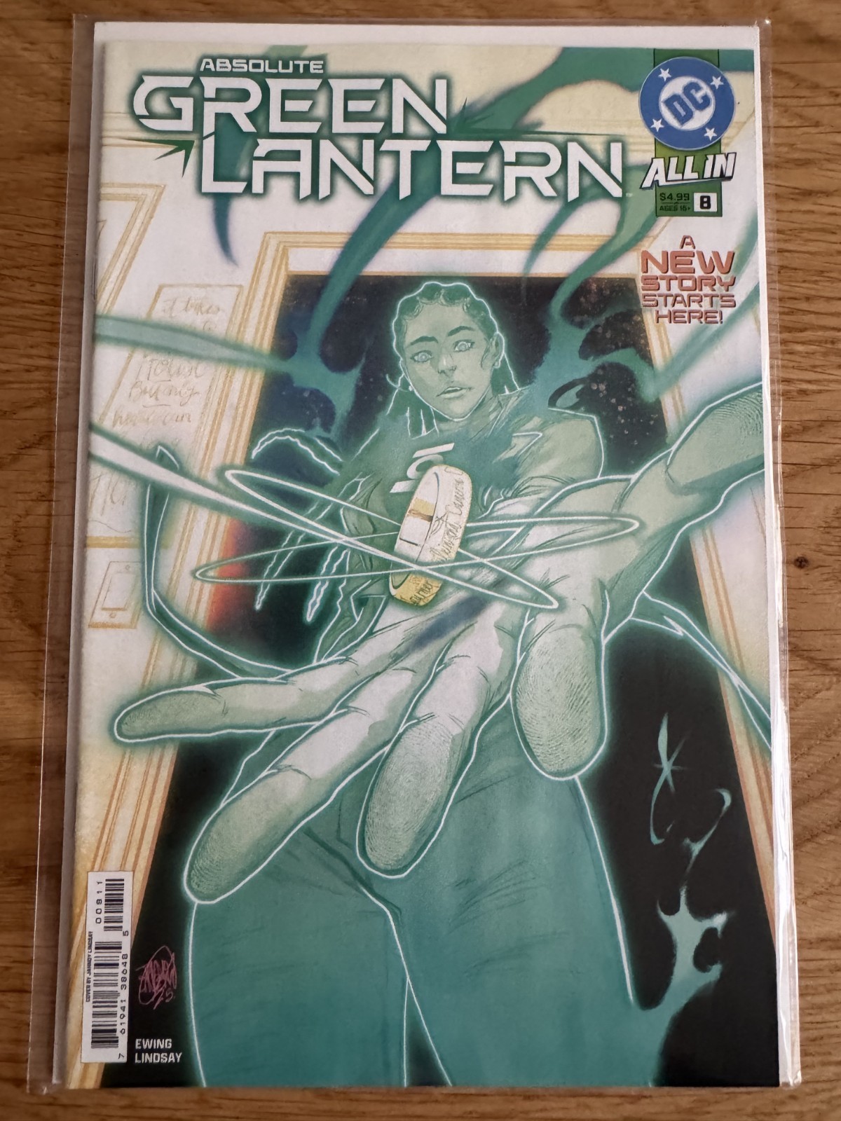 Absolute Green Lantern #08 First Printing Variant Cover by Jahnoy Lindsay