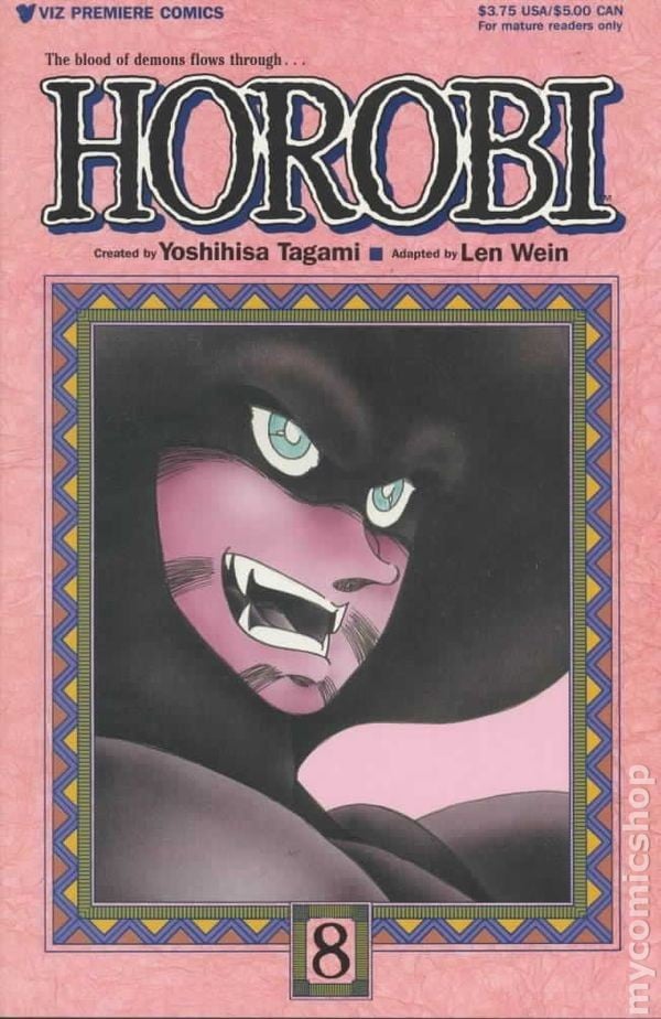 Horobi Parte 1 #8 VF 1990 Immagine Stock