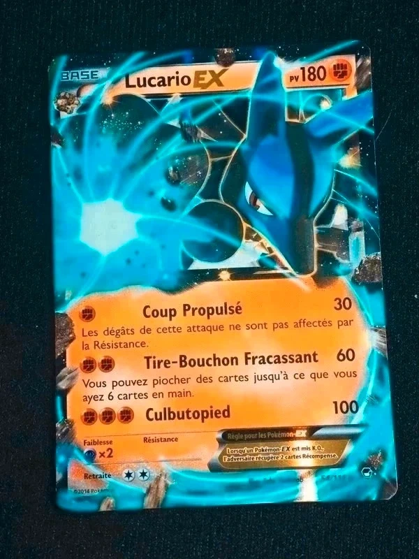 Carte Pokémon Lucario Ex 54/111
