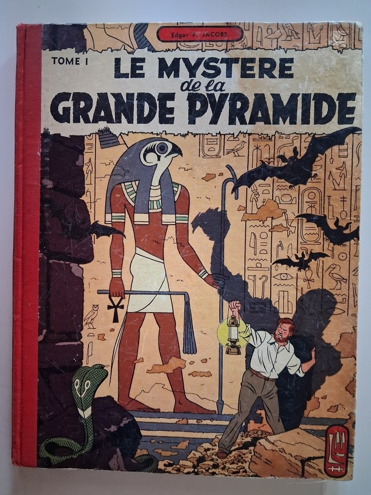 "LE MYSTERE DE LA GRANDE PYRAMIDE" Blake et Mortimer, Jacobs Tome I EO 1954, BE