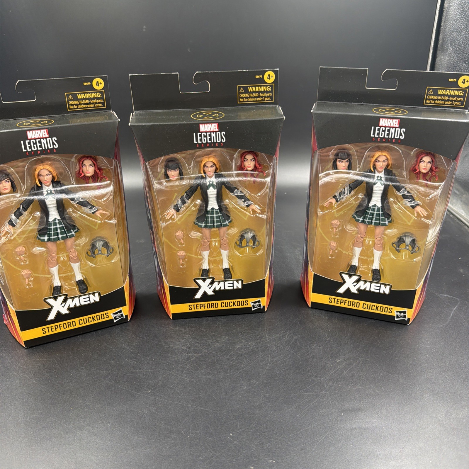 STEPFORD CUCKOOS (6") HTF WALGREENS MARVEL LEGENDS (X-MEN) TUTTE E TRE LE FIGURE