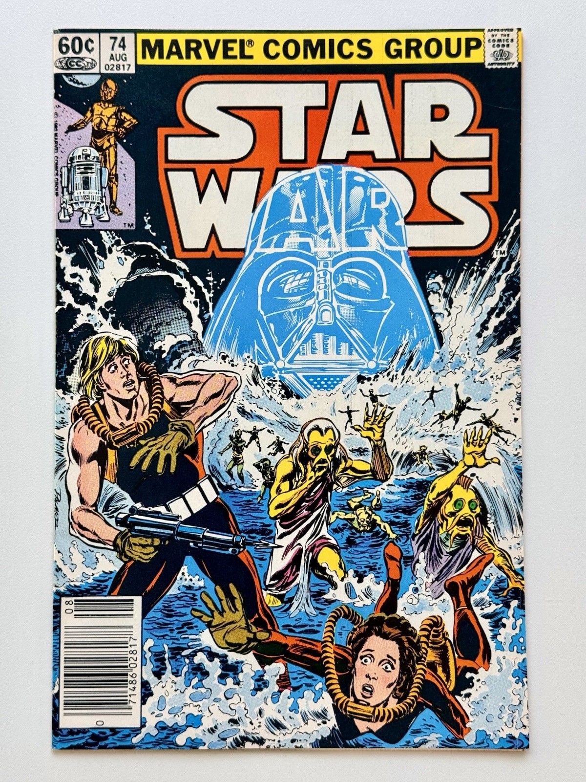 STAR WARS 74 * NEWSSTAND * 1983 Marvel 1st APPEARANCES * HIGH GRADE NM  👀