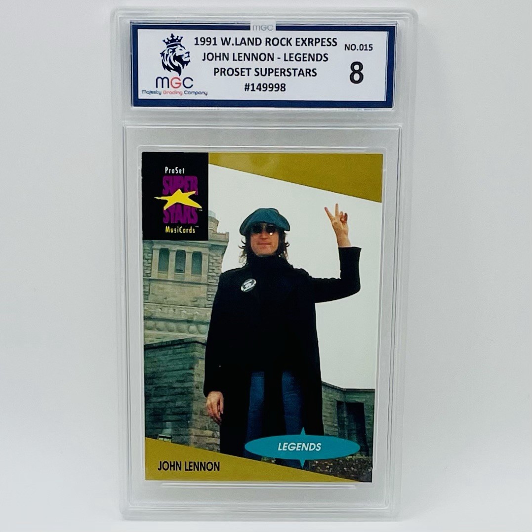 Pro Set 1991 Rock Express MusiCards Legends #015 John Lennon Beatles MGC 8