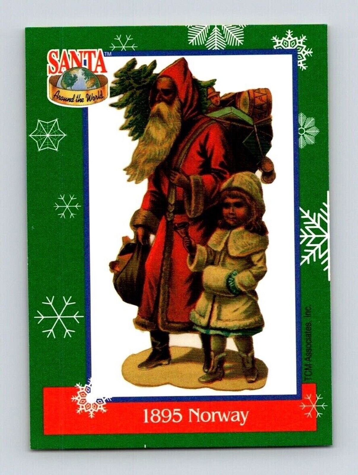 1995 1895 Norvegia 12 Babbo Natale in giro per il mondo TCM TCG CCG