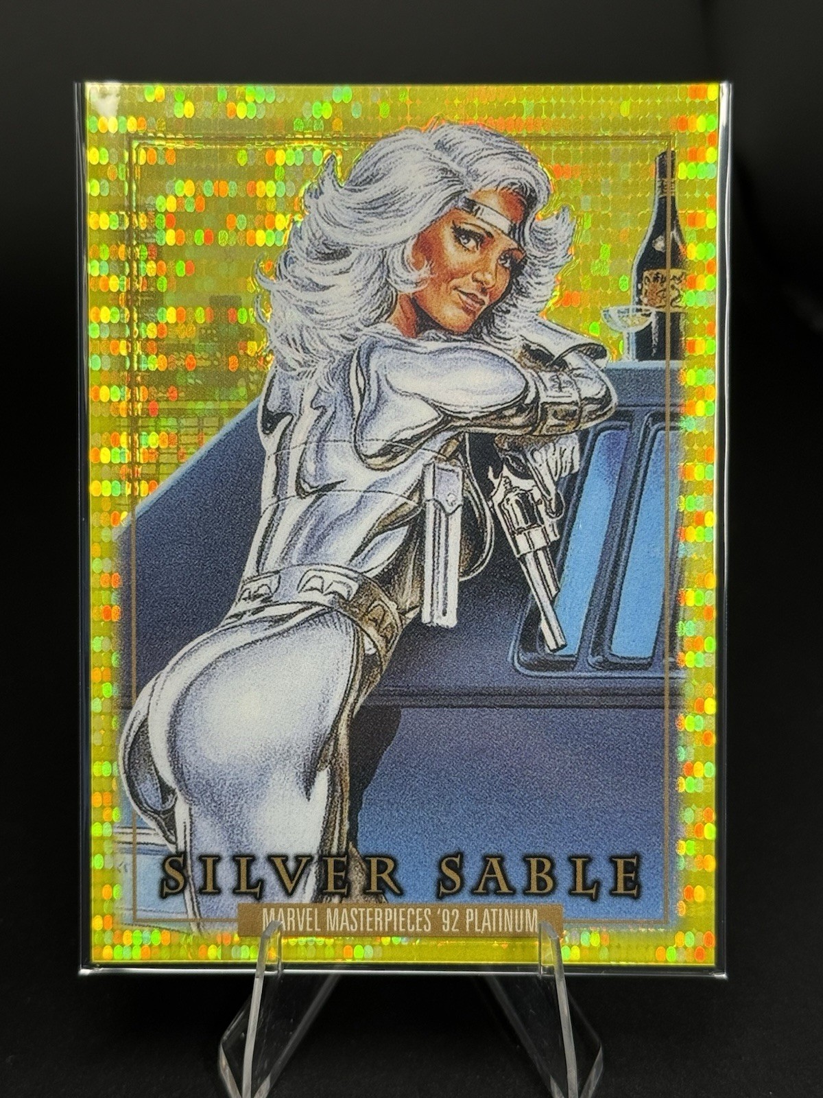 Silver Sable - 2024 Upper Deck Marvel Capolavori '92 #81 Oro Sismico /92