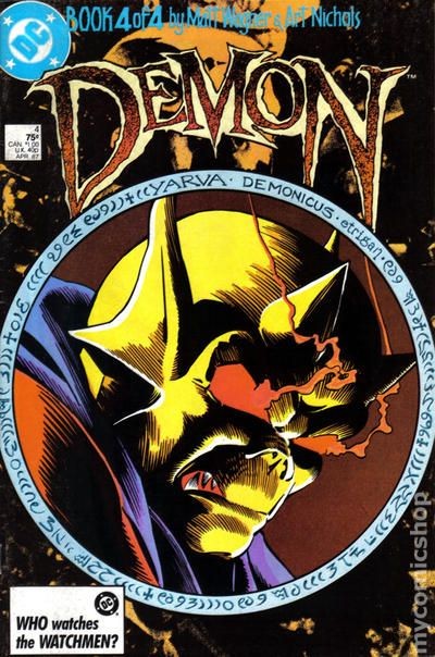 Demon #4 VF 8.0 1987 Immagine Stock