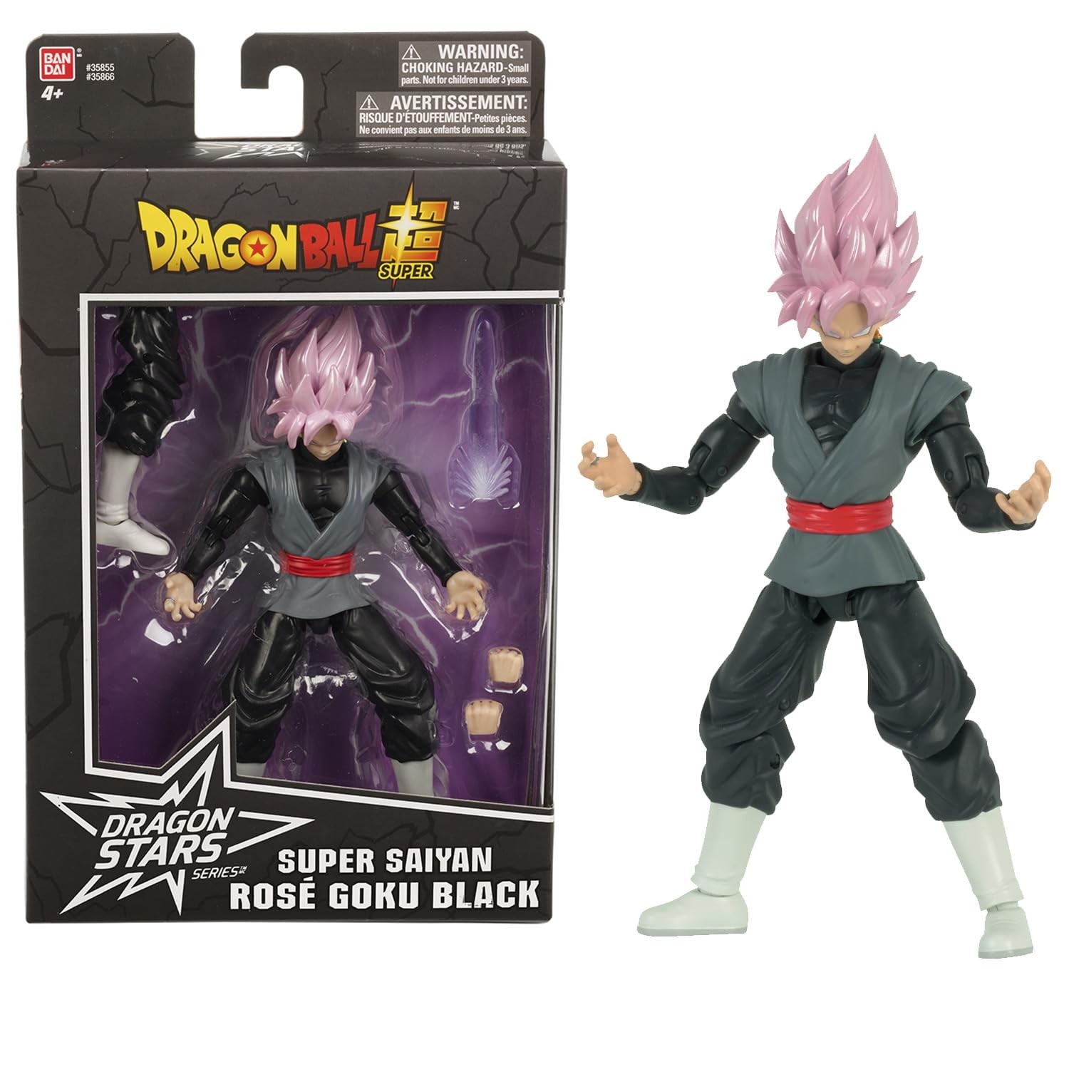 Dragon Ball Super Bandai Action Figure Dragon Stars Super Saiyan Ros toV9