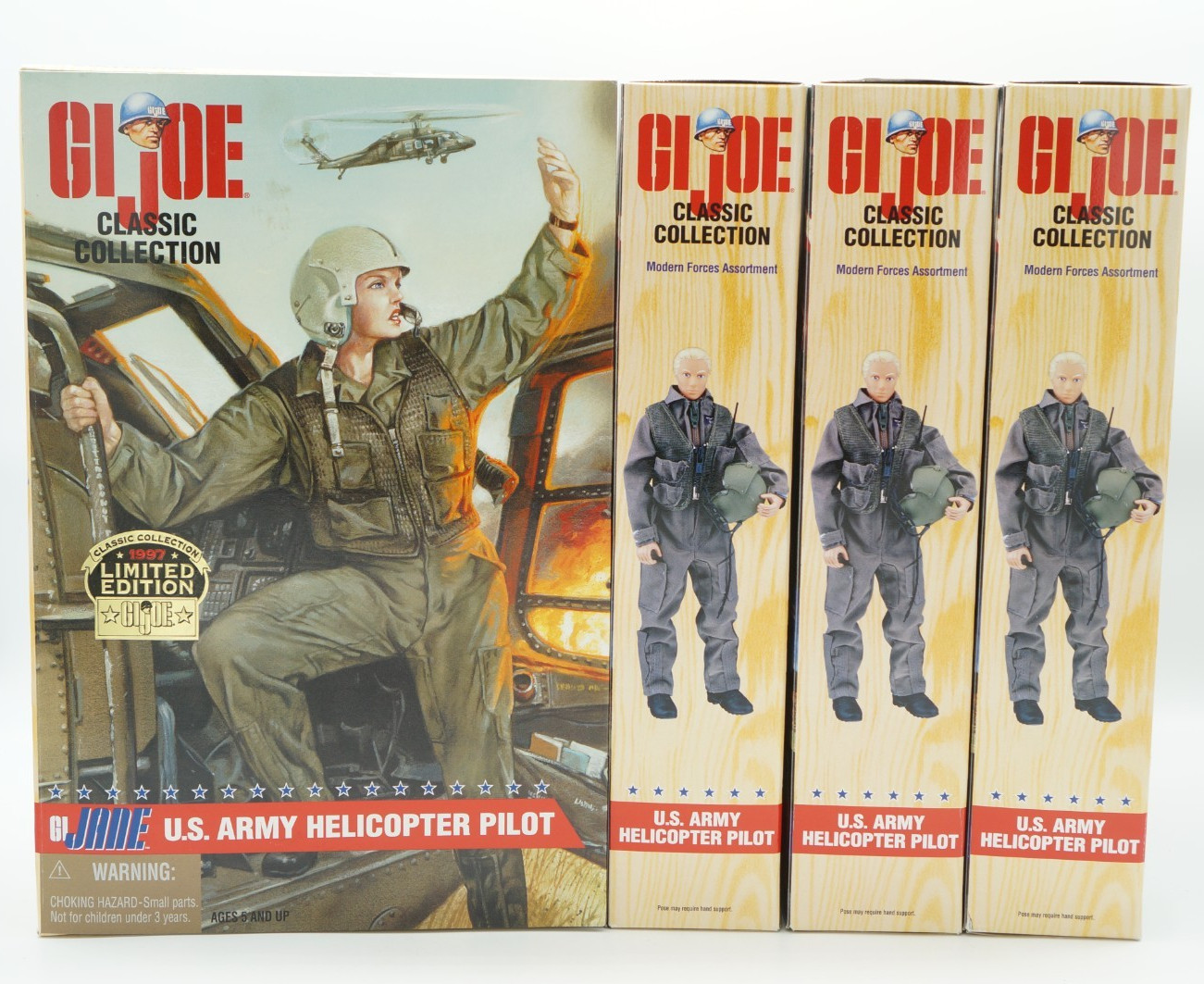 GI Joe Classic Collection GI Jane 4 varianti pilota elicottero esercito americano 81379