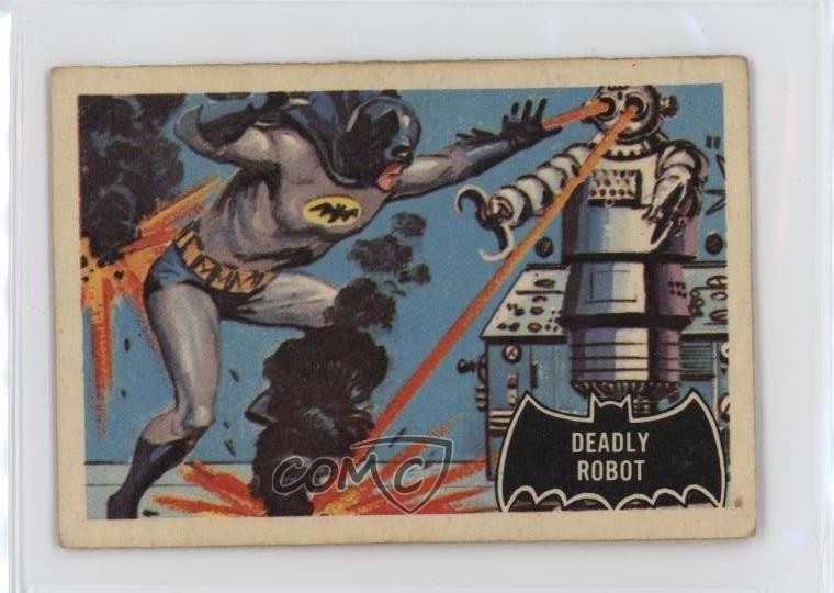 1966 A&BC Batman Black Bat Batman Deadly Robot #47 04le