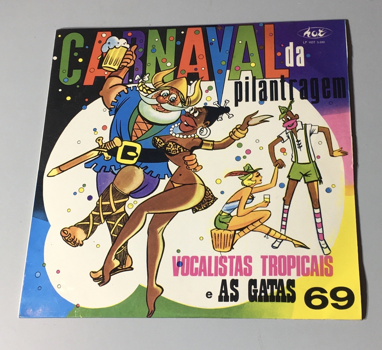 Carnaval Da Pilantragem Vocalistas Tropicais Vinyl LP Brazil VTG 1969 RARE (EX)