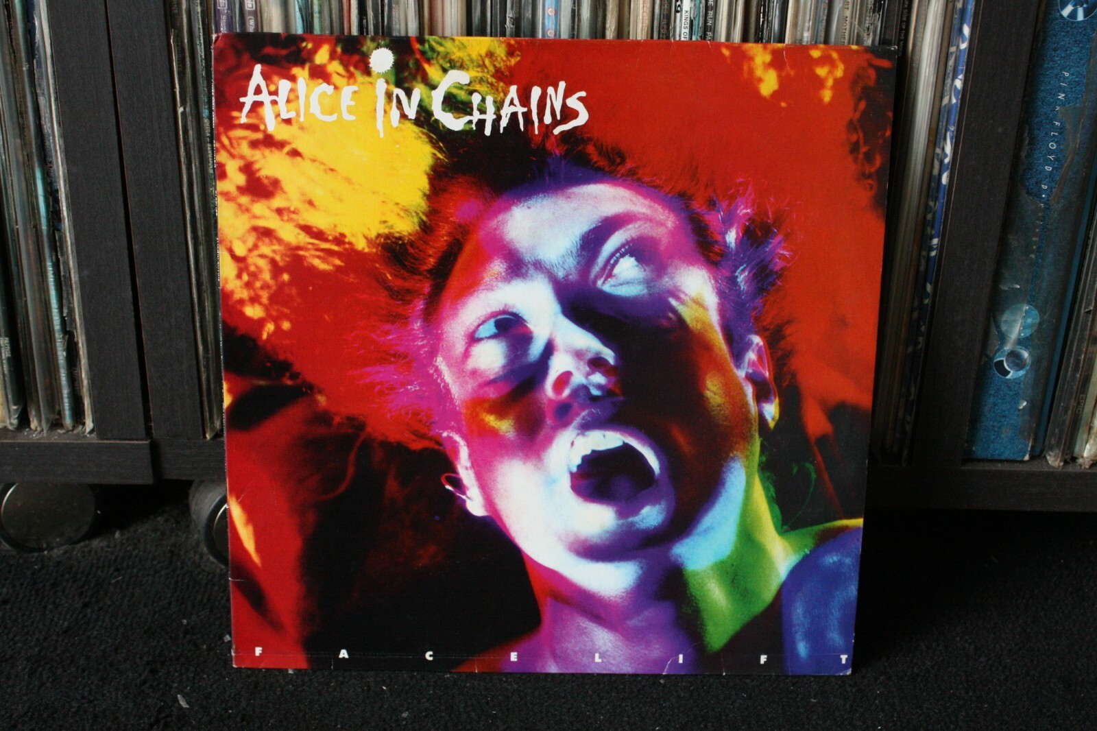 ALICE IN CHAINS FACELIFT  1990 ORIGINAL   MEGA RARE  FIRST PRESSING   VINYL  LP