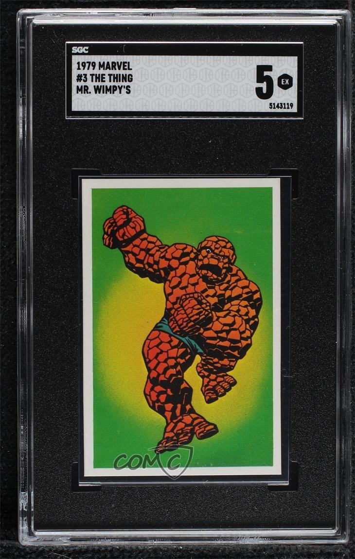 1979 Wimpy Super Heroes Super Villains Swap 'n Save Thing #3 SGC 5 11bd