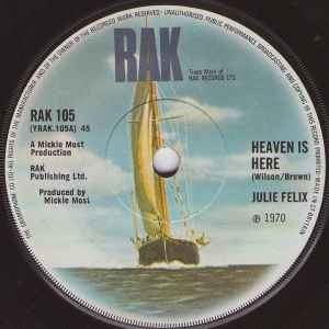 Julie Felix - Heaven Is Here, 7", (Vinyl)