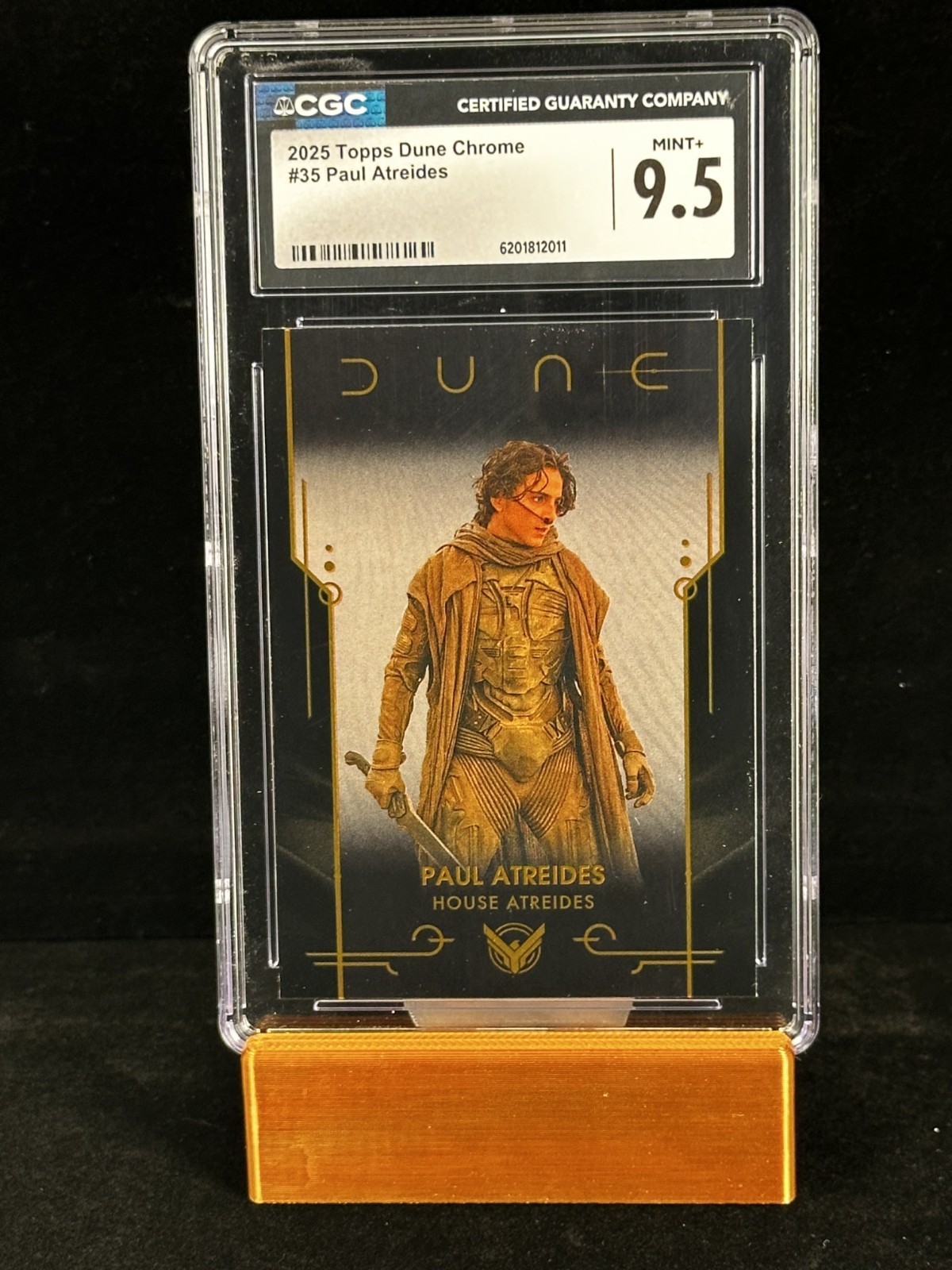 2025 Topps Chrome Dune #35 Paul Atreides CGC 9.5 Mint+