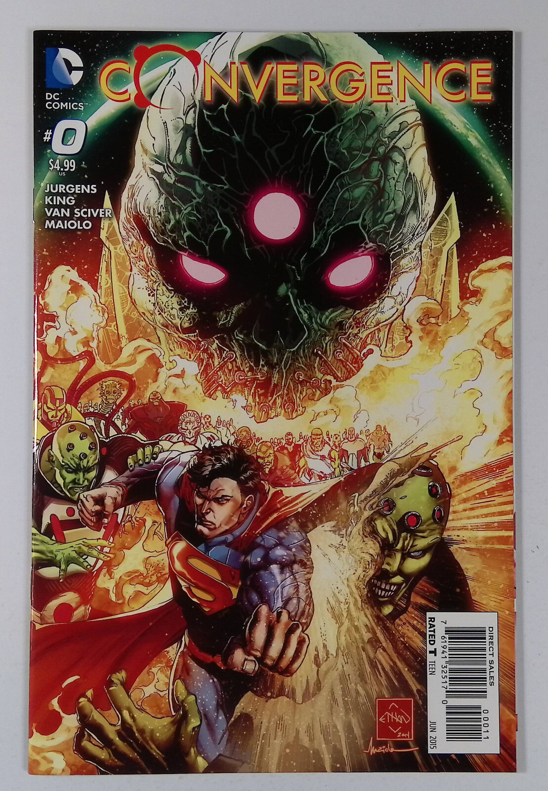 Convergence 0 DC Comics Superman Batman Flash Lanterna Verde Joker 