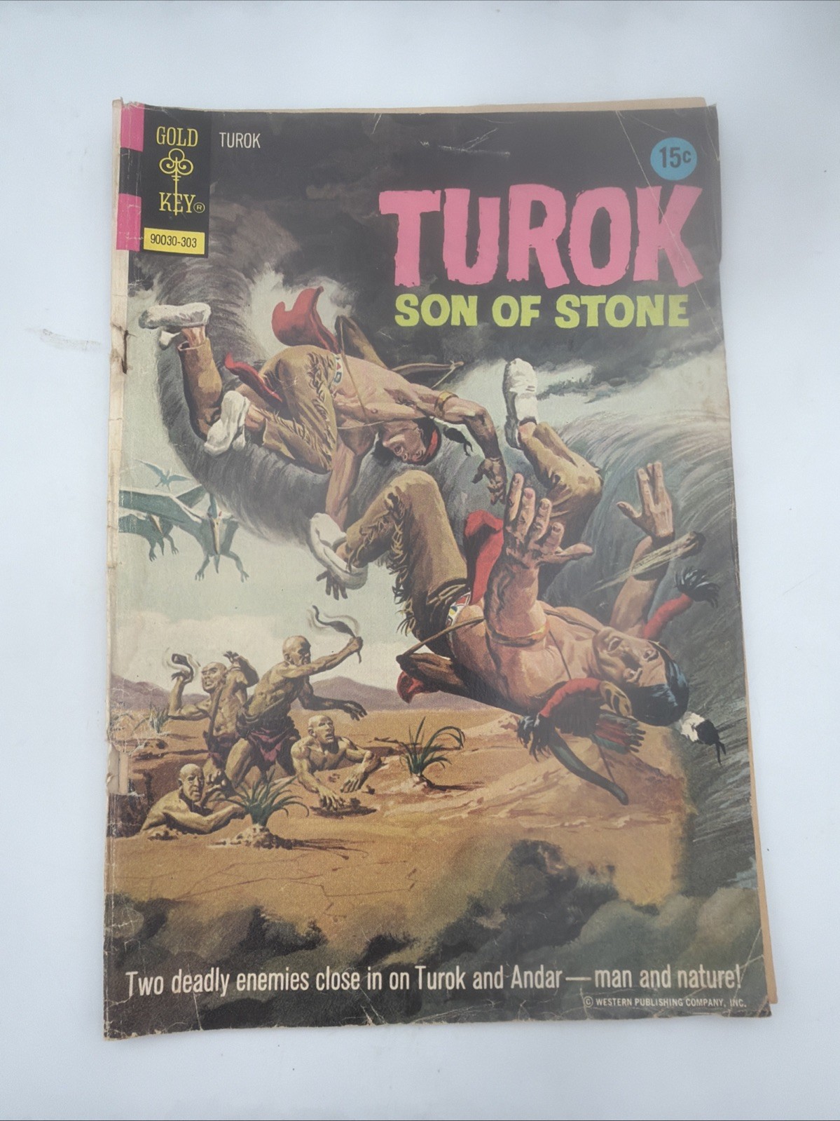 Turok, Figlio di Pietra #83 Variante 15 Centesimi (Marzo Occidentale 1973)