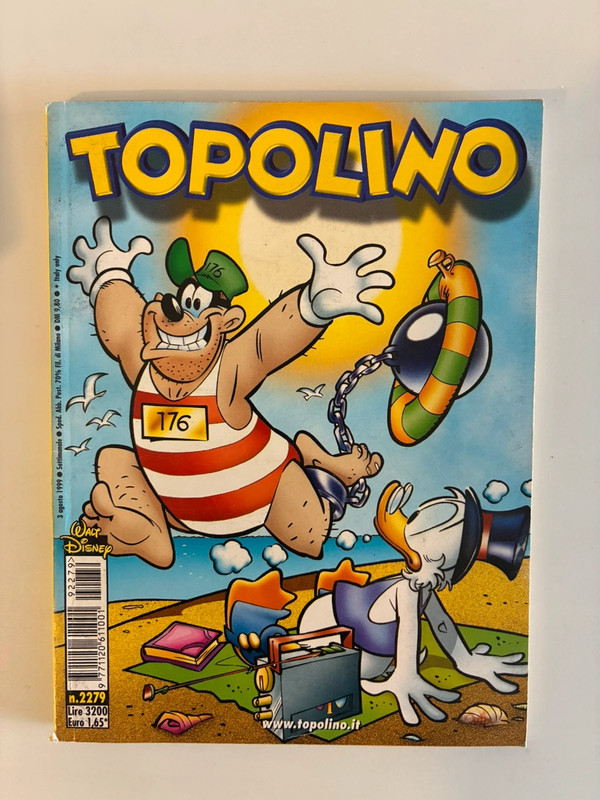 Topolino 2279 fumetto Walt Disney 1999 ottime condizioni