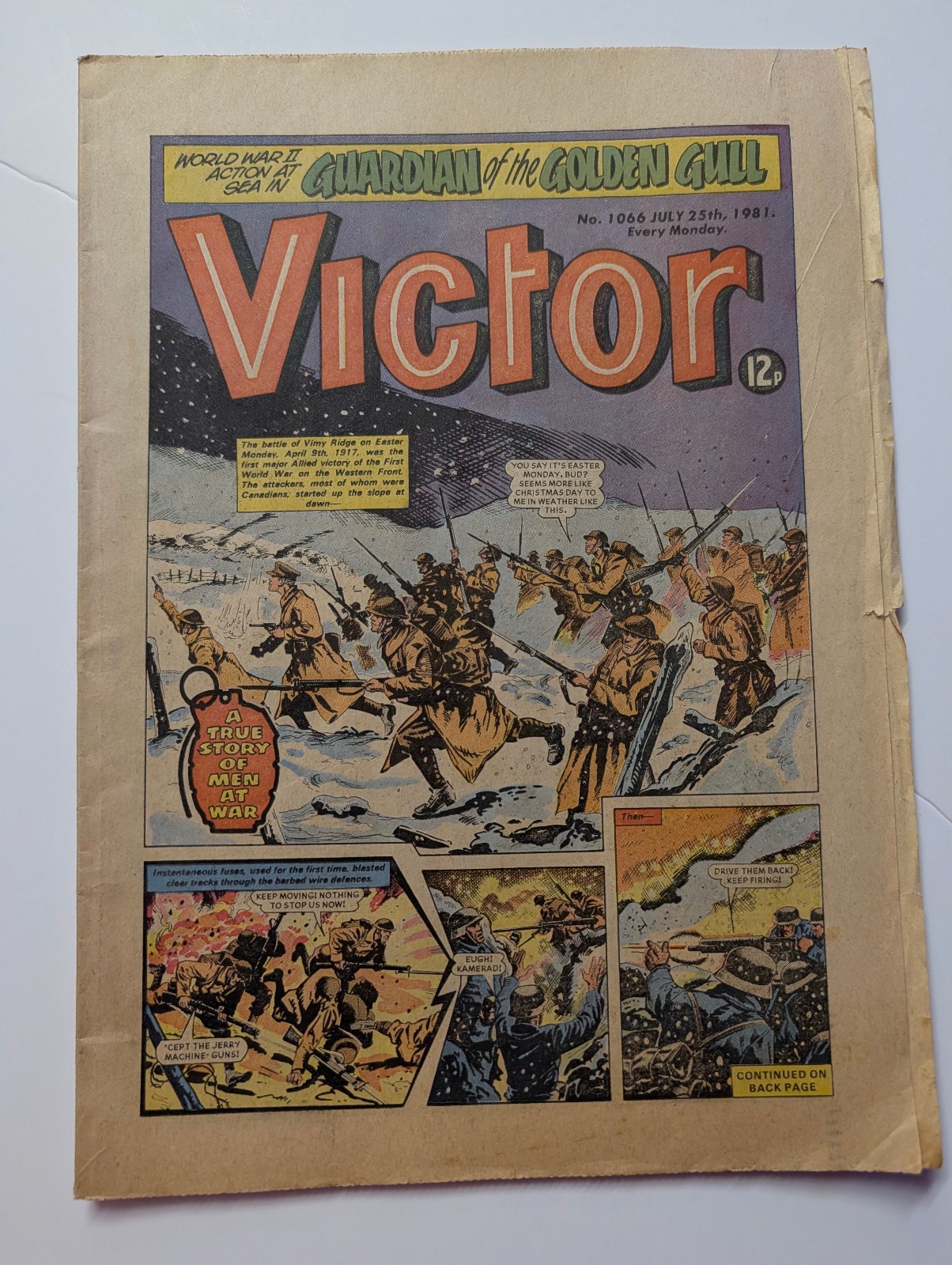 The Victor Comic, No 1066, July 25th 1981.