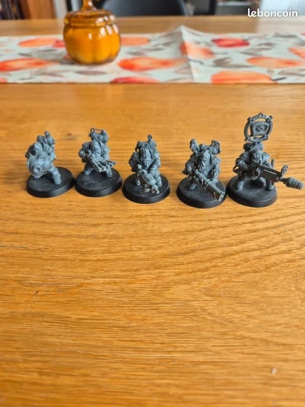 5 grundstok thunderers kharadron overlords warhammer age of sigmar montés non peints