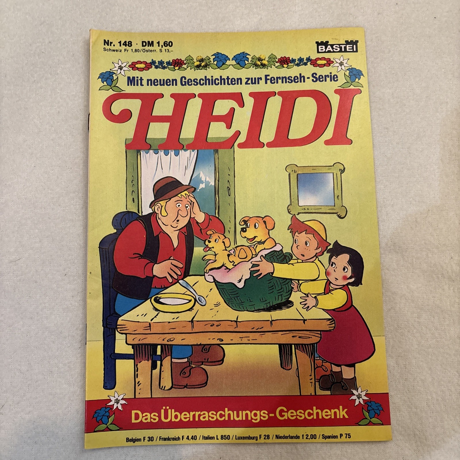 Heidi Comicheft n.148 sorpresa regalo retrò vintage classico Bastei