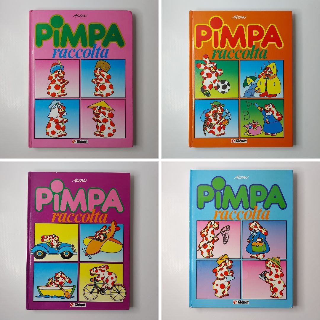 Pimpa Raccolta N. 2, 3, 5, 8 A Scelta Altan Glénat 1993