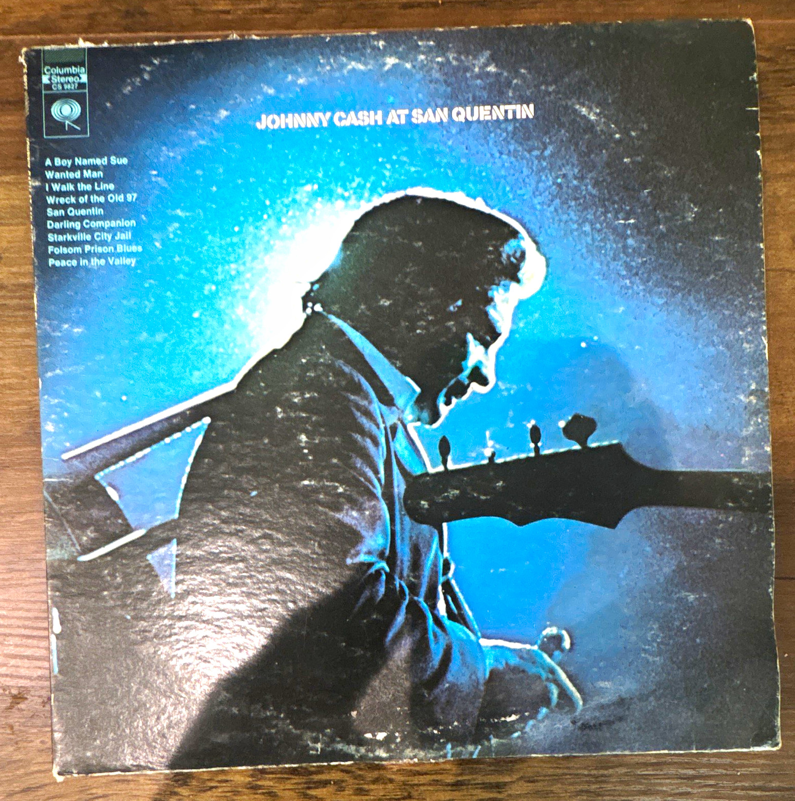 Johnny Cash At San Quentin Columbia 12" Black Vinyl LP Stereo CS 9827
