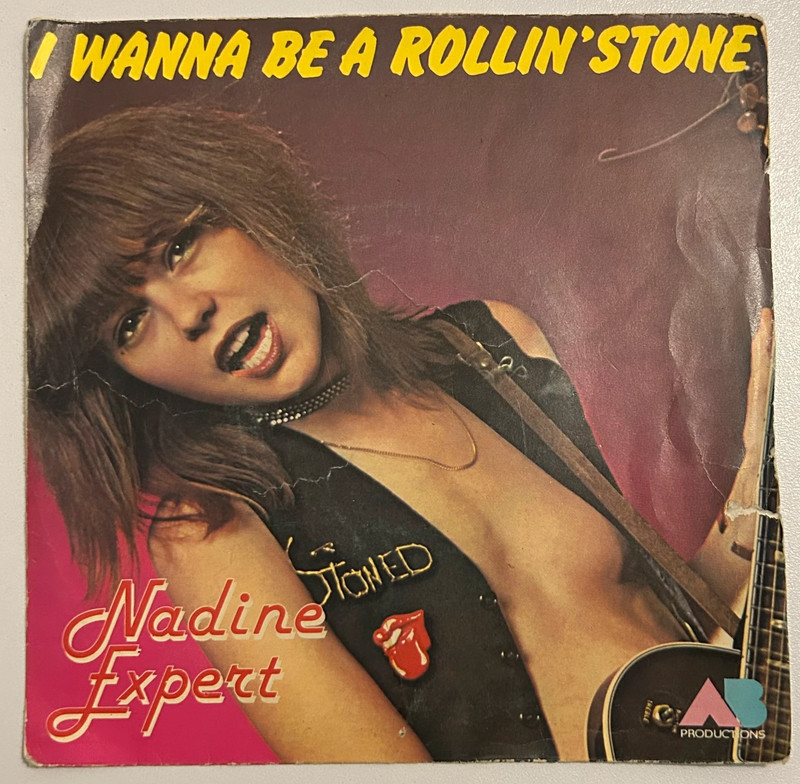 Vinyle 45 tours Nadine Expert - I wanna be a Rollin’ Stone