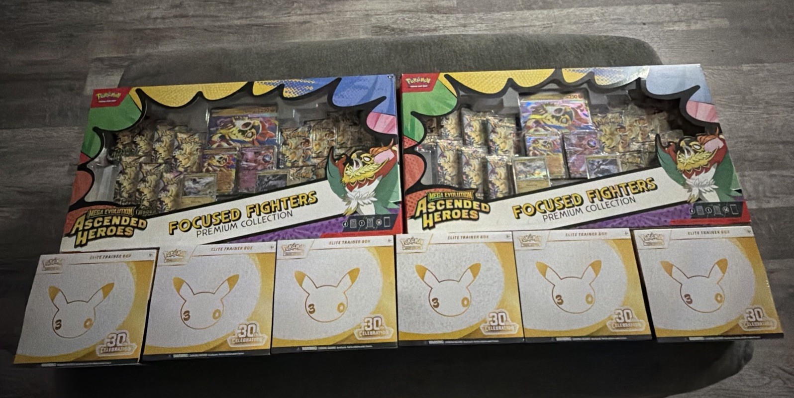 💎 SEALED Pokémon Collection Lot – 8 Boxes | Mega Evolution + 30th Anniversary