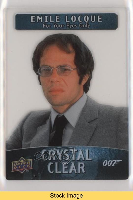 2020 James Bond Villains & Henchmen Crystal Clear Emile Leopold Locque READ 0c3