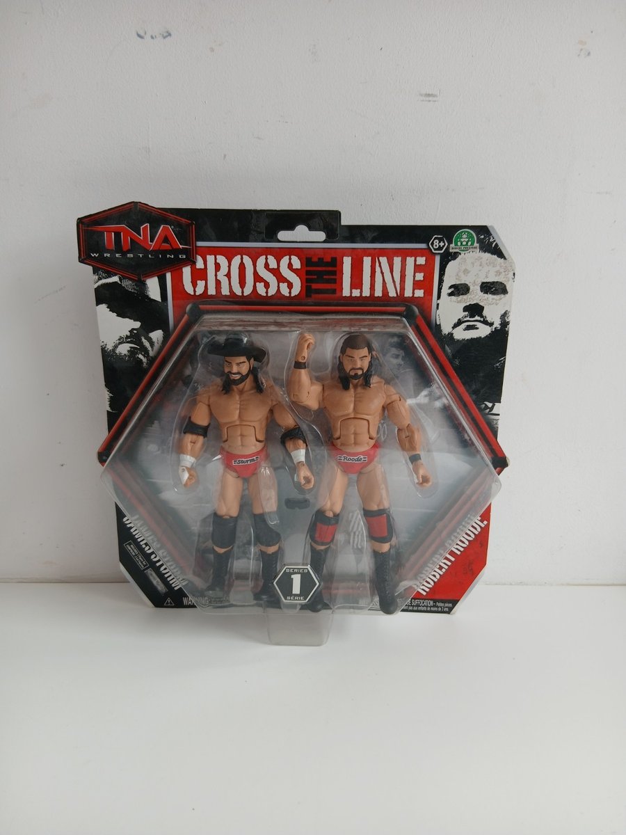 TNA Deluxe Impact Wrestling Figure Storm & Roode WWE WWF serie Jakks in scatola